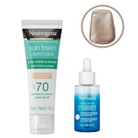 Bloqueador Sun Fresh Fps 70 + Serum Hidratante Hydroboost Neutrogena